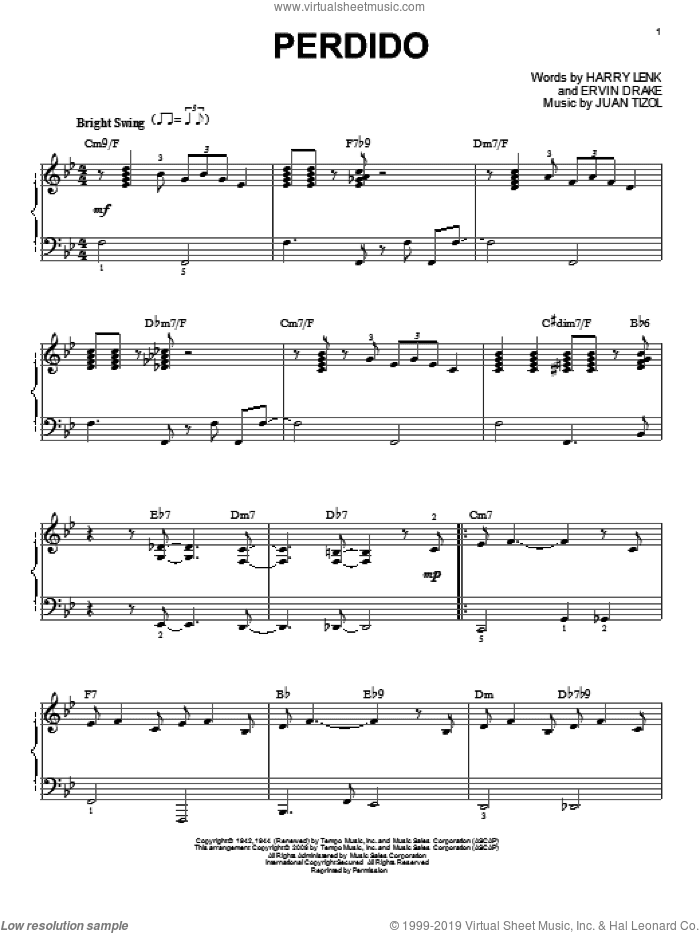 Perdido (arr. Brent Edstrom)