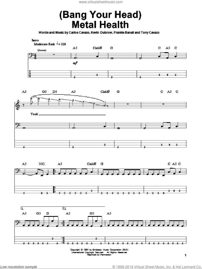 (Bang Your Head) Metal Health