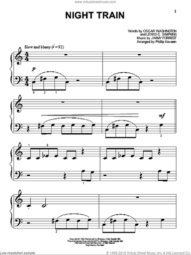 Night Train (arr. Phillip Keveren)