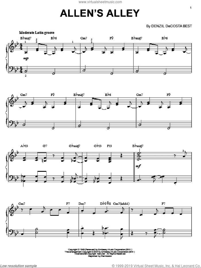 Allen's Alley (arr. Brent Edstrom)
