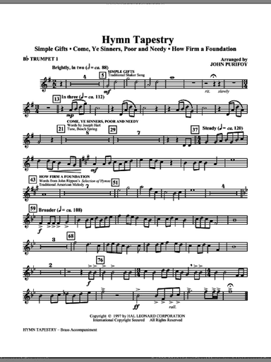 Hymn Tapestry (complete set of parts)