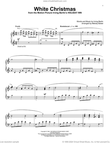 White Christmas (arr. Melody Bober)
