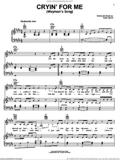 Cryin' For Me (Wayman's Song)