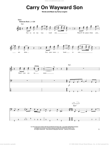 Carry On Wayward Son
