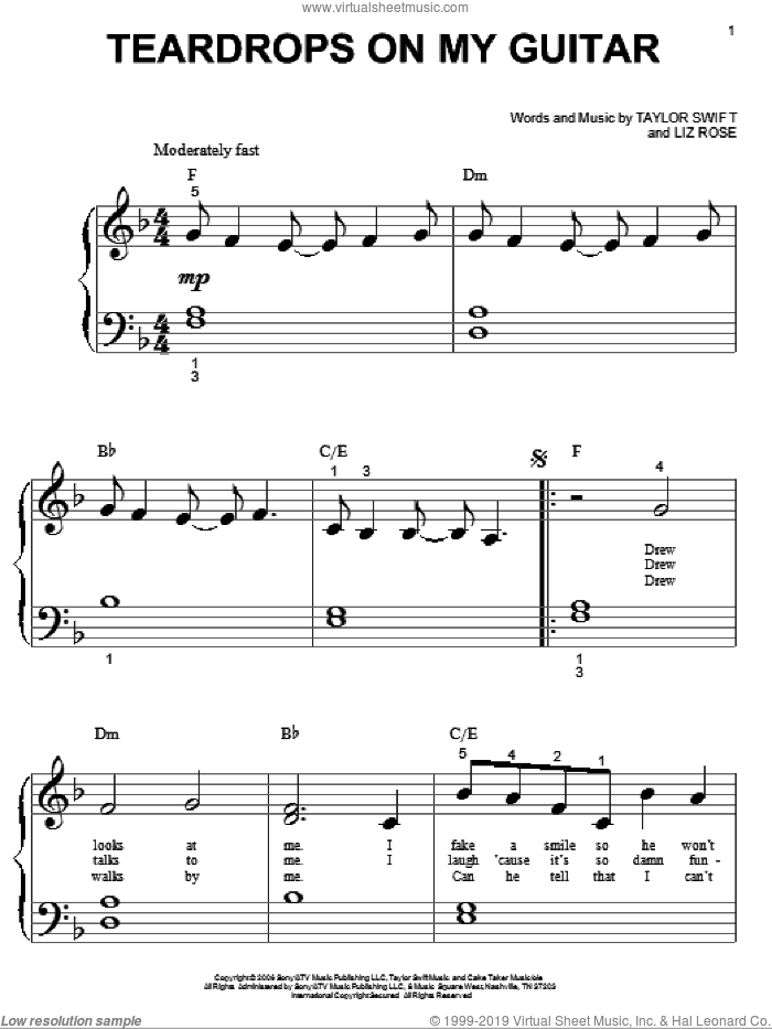 Teardrops On My Guitar