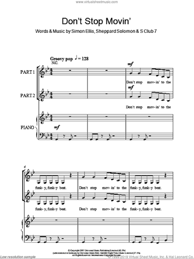 Don't Stop Movin' (arr. Rick Hein)