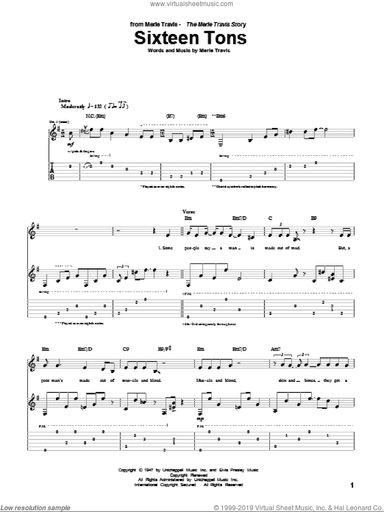 Sixteen Tons