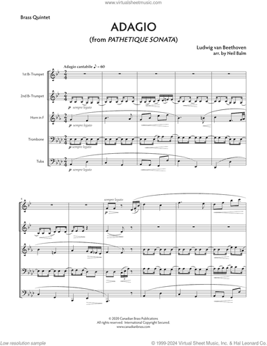 Adagio from Sonata Pathetique