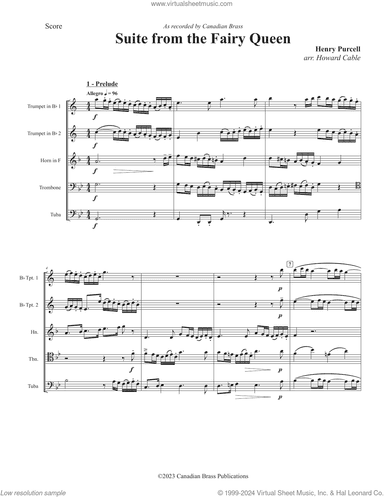 Suite from the Fairy Queen