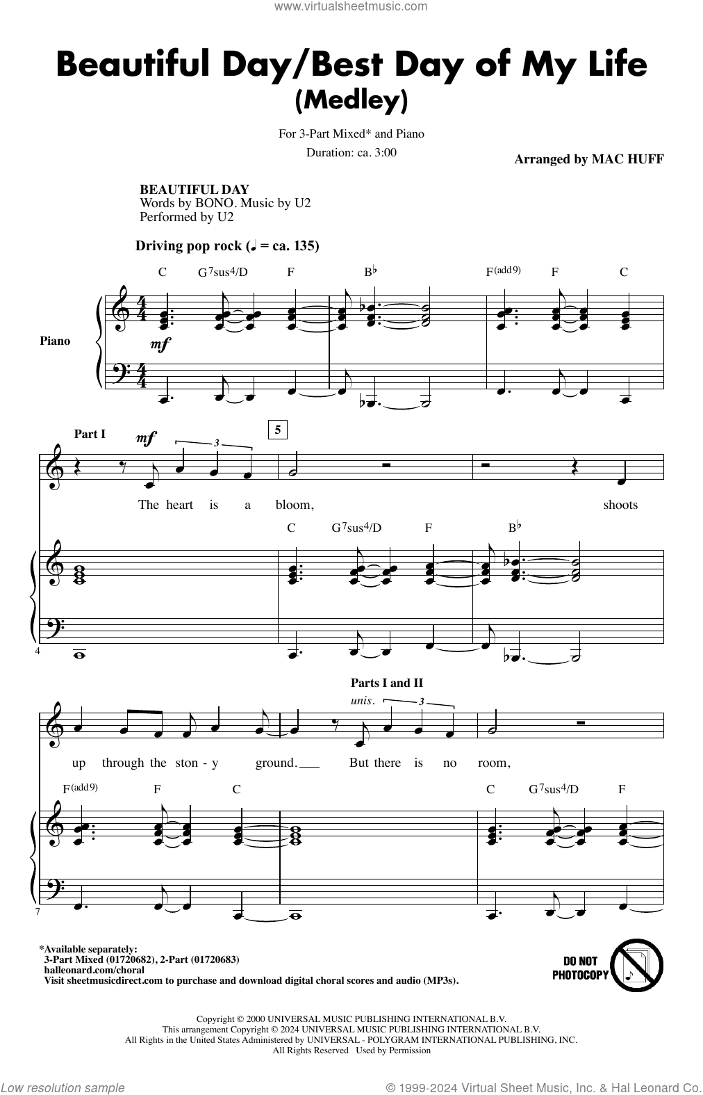 Beautiful Day/Best Day Of My Life (Medley)