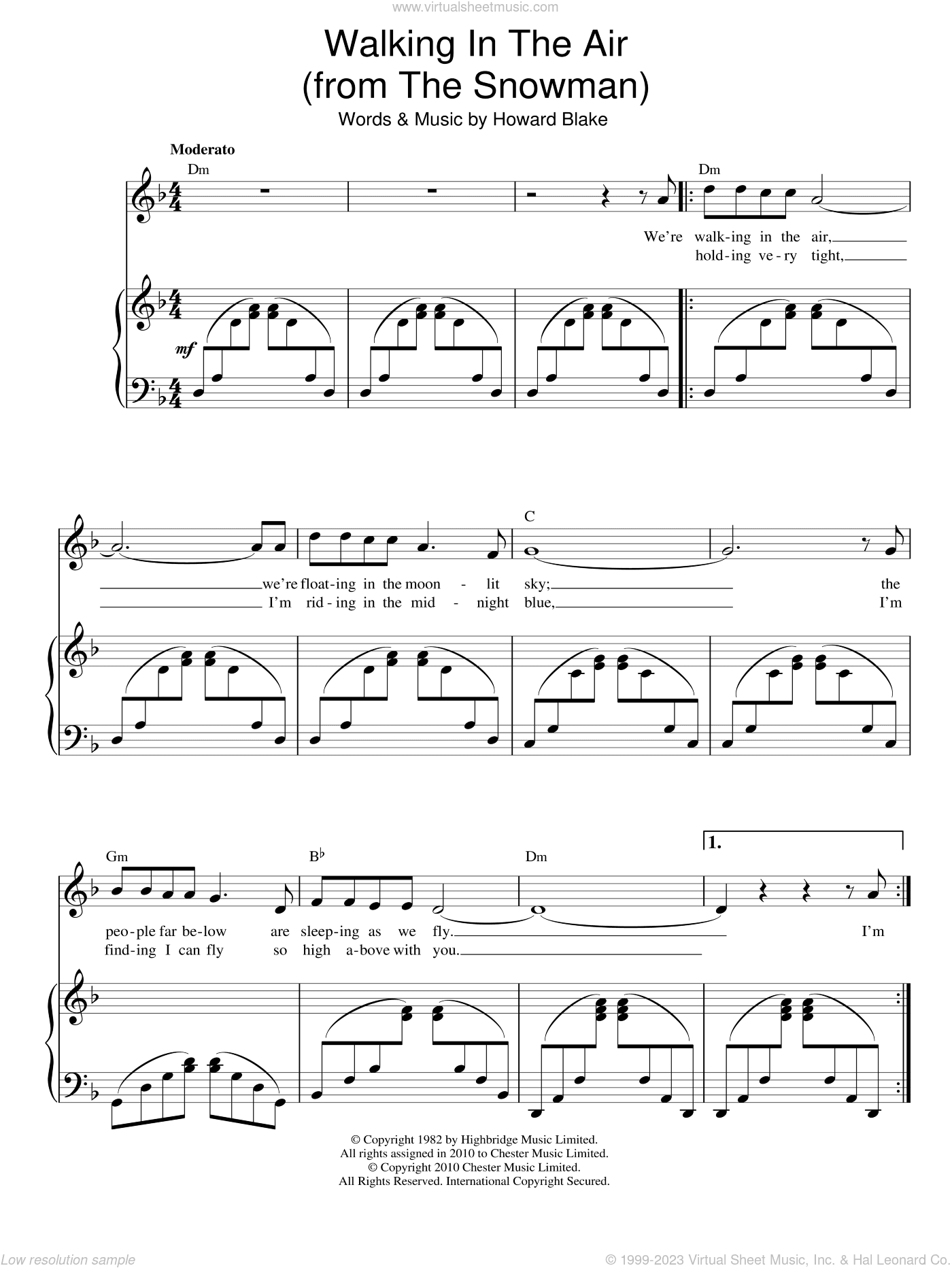 Walking In The Air (theme from The Snowman)