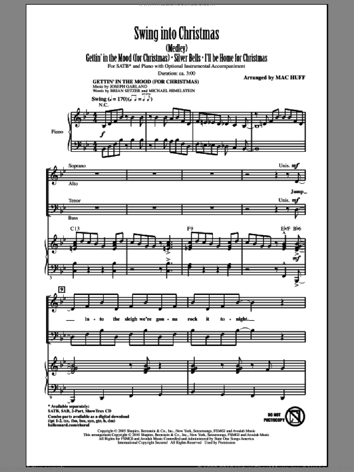 Swing Into Christmas (Medley)