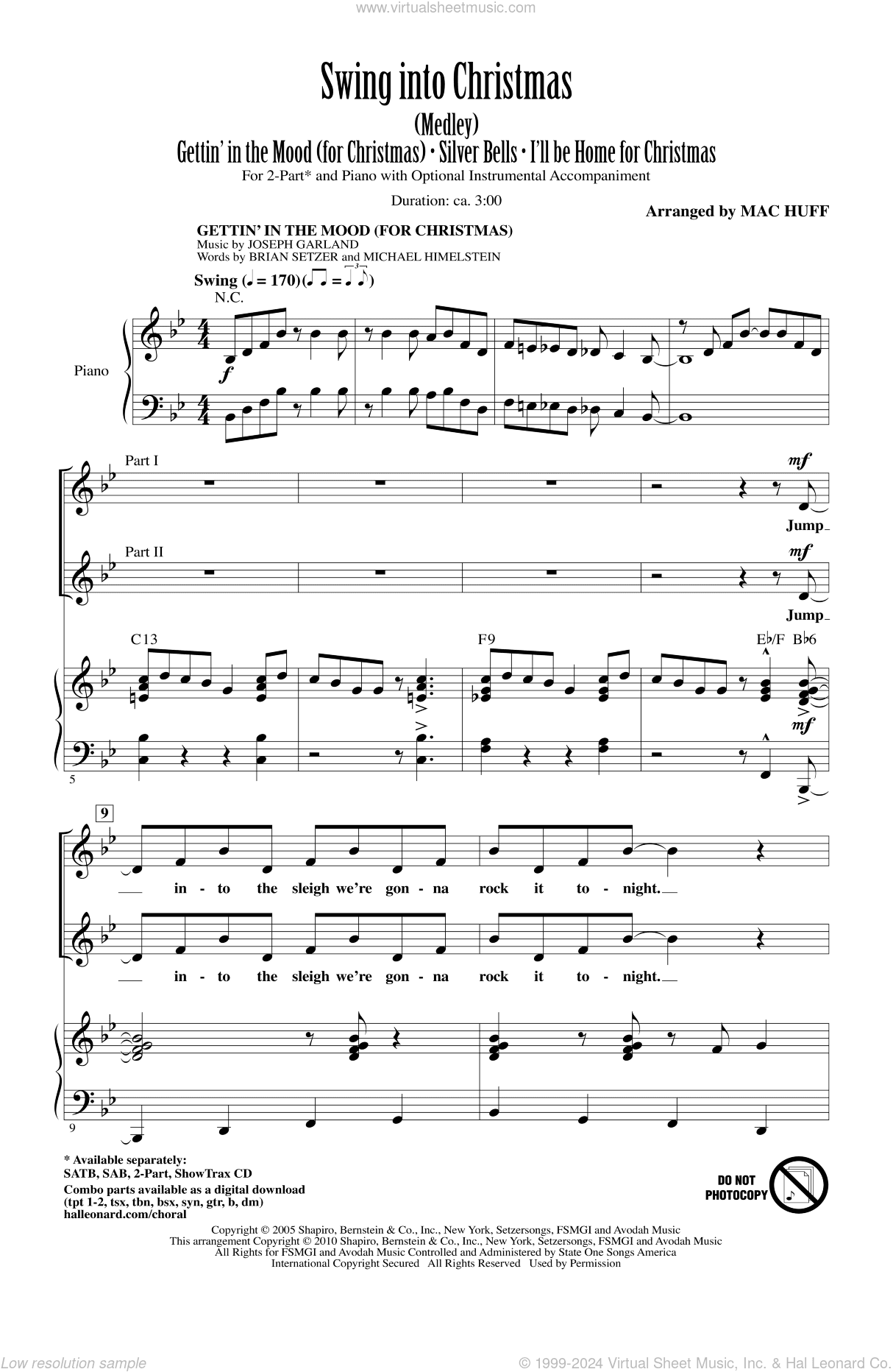 Swing Into Christmas (Medley)