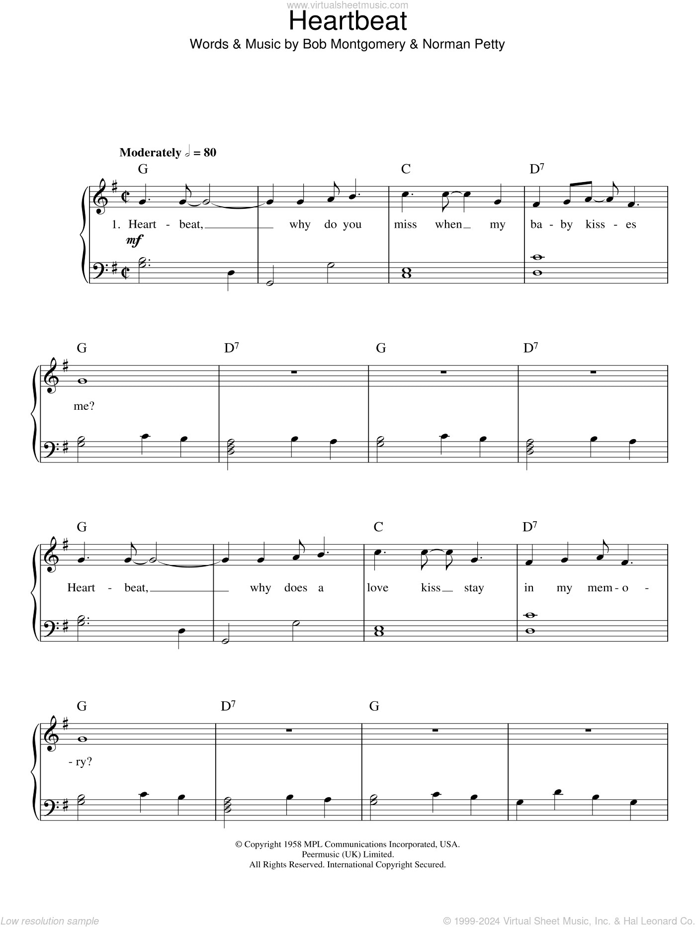 Heartbeat, (easy)