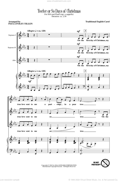 Twelve Or So Days Of Christmas