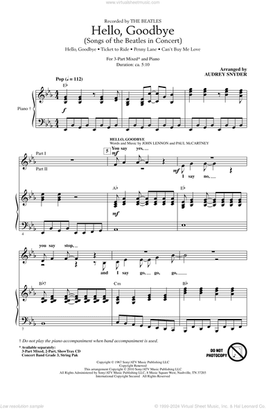 Hello, Goodbye (Songs Of The Beatles In Concert)