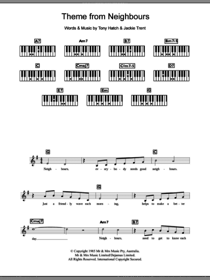 Theme From Neighbours
