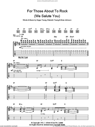 For Those About To Rock (We Salute You)