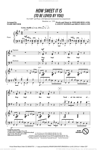 How Sweet It Is (To Be Loved By You)