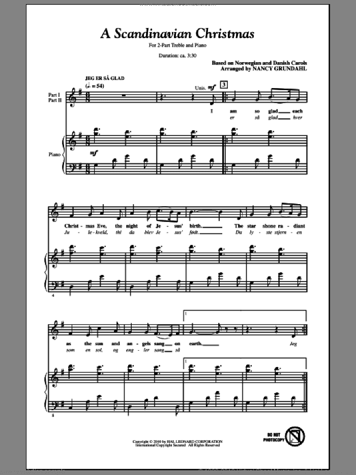 A Scandinavian Christmas (Medley)