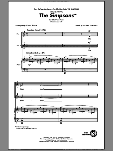Theme From The Simpsons
