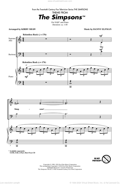 Theme From The Simpsons