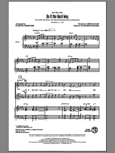 Do It The Hard Way (from Pal Joey)
