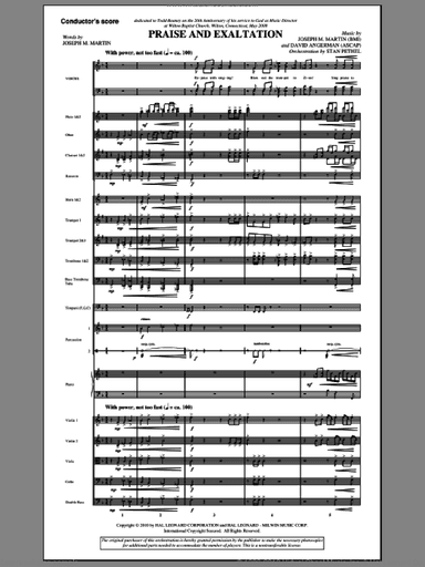Praise And Exaltation (COMPLETE)