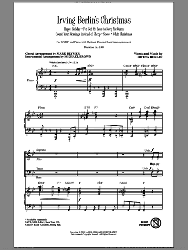 Irving Berlin's Christmas (Medley)