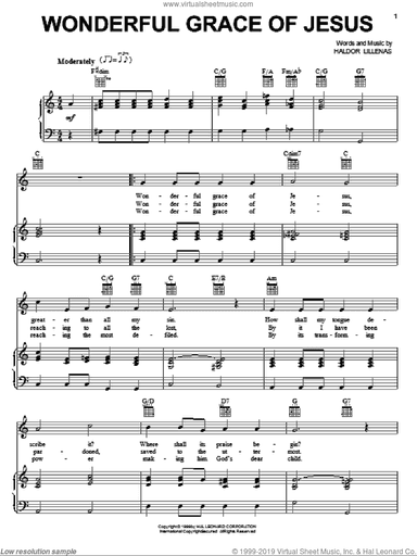 Wonderful Grace Of Jesus
