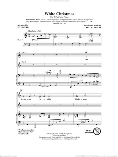 White Christmas (arr. Ed Lojeski)