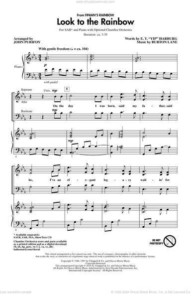 Look To The Rainbow (from Finian's Rainbow)