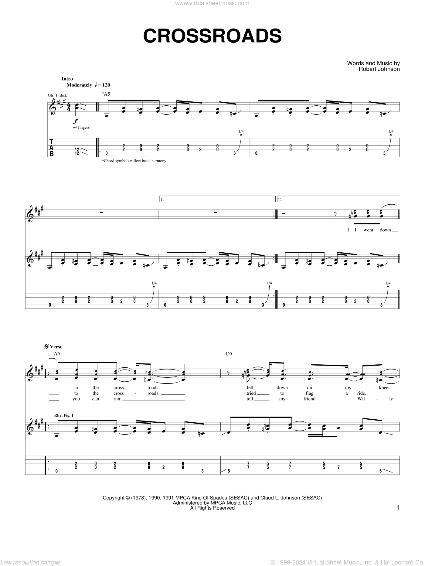 Cross Road Blues (Crossroads)