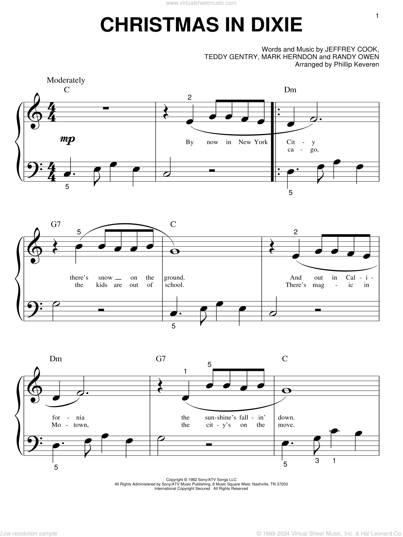Christmas In Dixie (arr. Phillip Keveren)