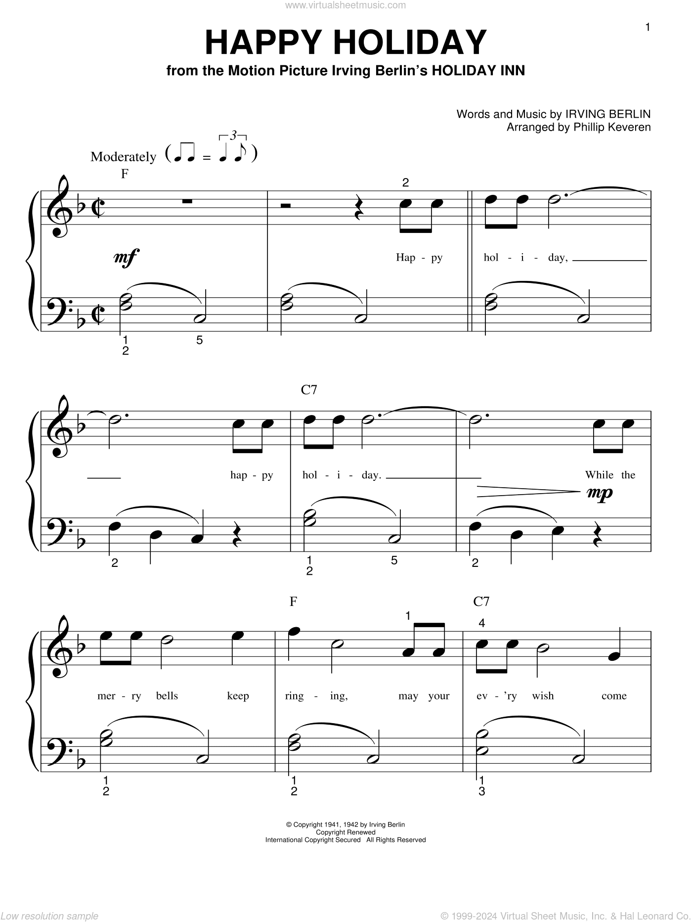 Happy Holiday (arr. Phillip Keveren)