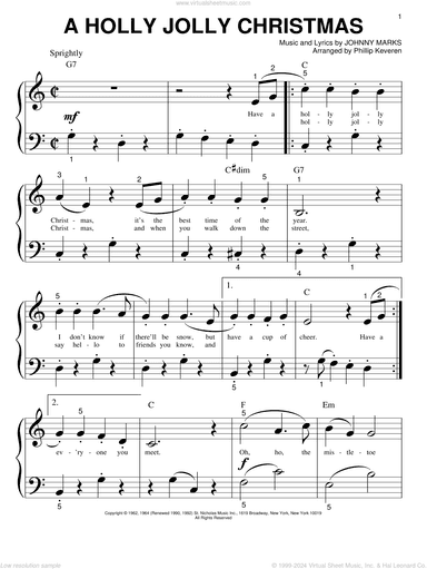 A Holly Jolly Christmas (arr. Phillip Keveren)
