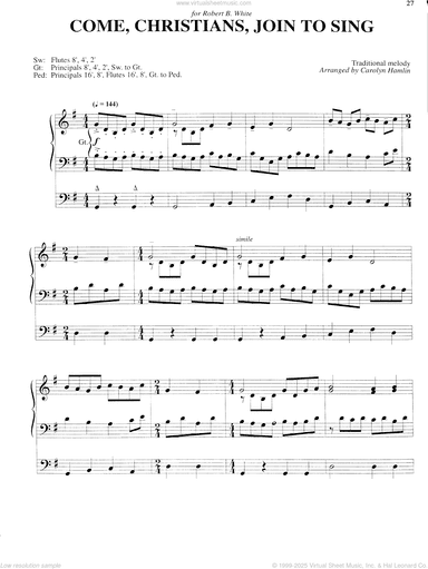 Come, Christians, Join To Sing