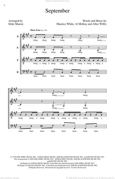 September (arr. Deke Sharon)