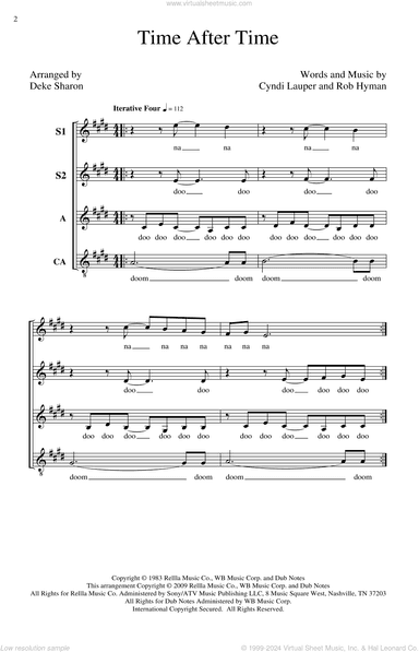 Time After Time (arr. Deke Sharon)