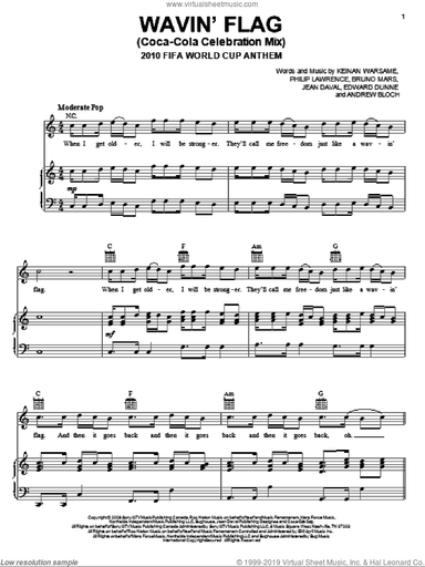 Wavin' Flag (Coca-Cola Celebration Mix) (2010 FIFA World Cup Anthem)