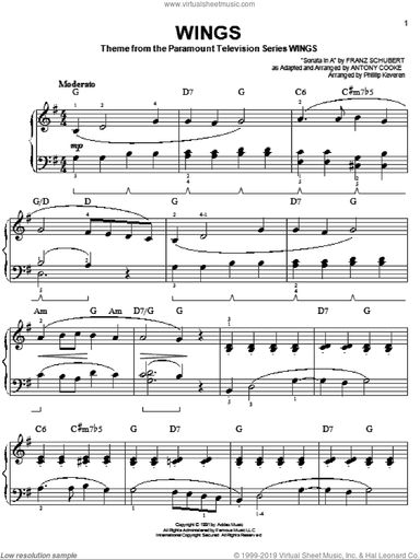 Wings (arr. Phillip Keveren)