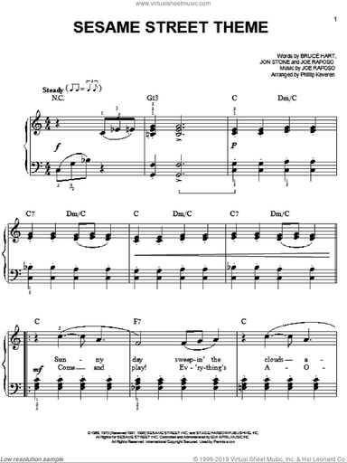 Sesame Street Theme (arr. Phillip Keveren)