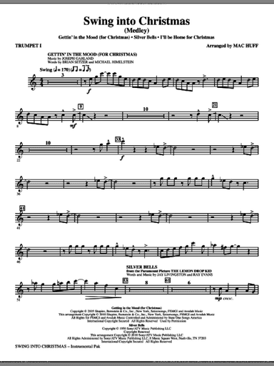 Swing Into Christmas (Medley) (complete set of parts)