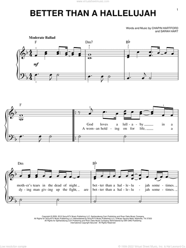 Better Than A Hallelujah