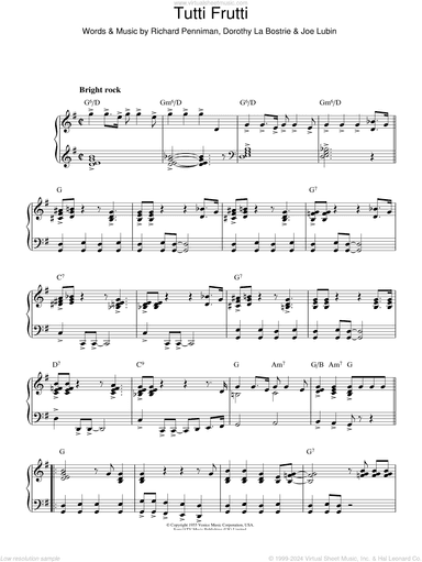 Tutti Frutti, (intermediate)