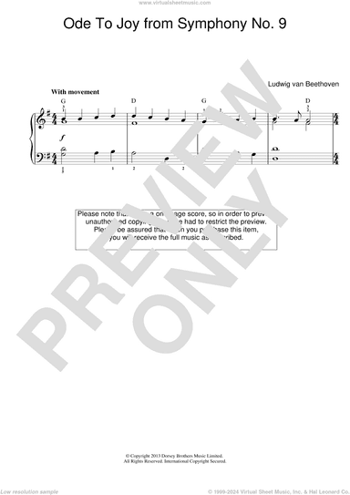 Ode To Joy from Symphony No. 9