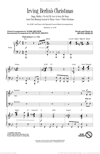 Irving Berlin's Christmas (Medley)