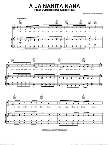 A La Nanita Nana (Hear Lullabies And Sleep Now)