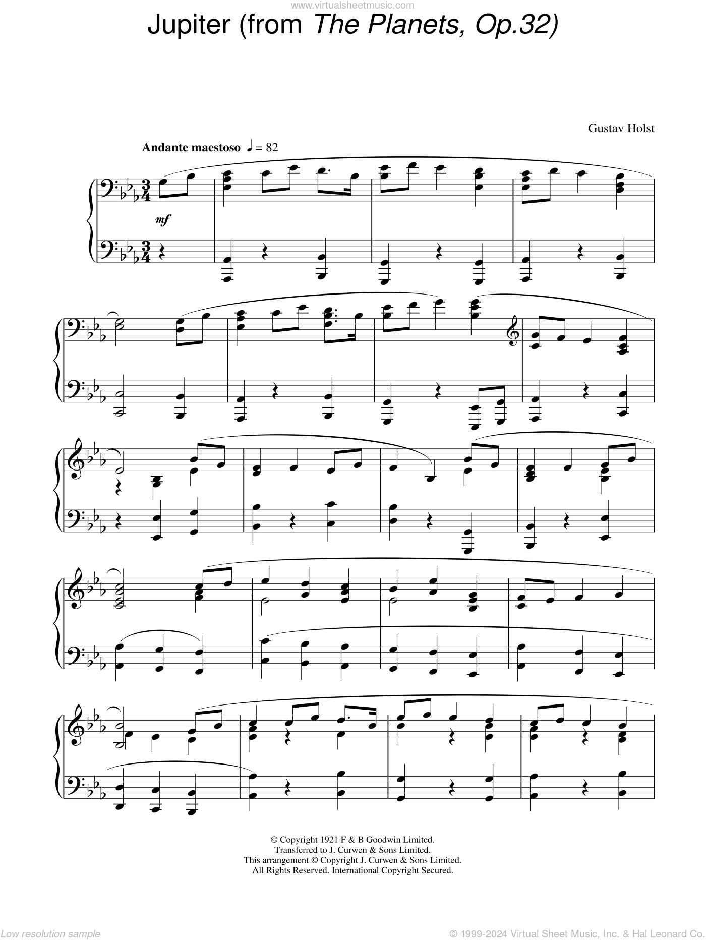 Jupiter (from The Planets Op. 32)