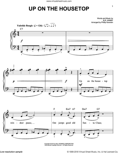 Up On The Housetop [Jazz version] (arr. Phillip Keveren)